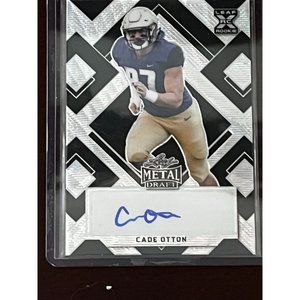 Cade Otton 2022 Leaf Metal Draft BUCS #BA-CO1 SP Black Wave Auto #/10 Rare!